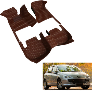 Tapis de sol de voiture personnalisé pour conduite à gauche, imperméable, durable, pour <span class=keywords><strong>Peugeot</strong></span> <span class=keywords><strong>307</strong></span> 2004-2013 - Product Image 1