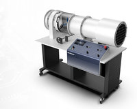 Sistema Experimental de Dinámica de Turbinas Eólicas, Sección de Prueba Transparente para Observación Visual del Campo de Flujo de las Palas del Rotor