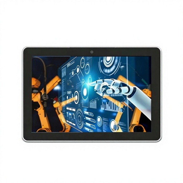 New 27 Inch Fully Enclosed Android Industrial Tablet Wall-mounted Capacitive Touch Display Screen USB Embedded Dust-proof