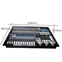 Console de contrôle d'éclairage de scène DMX 1024 avec faders pour projecteurs LED Par Wash à tête mobile pour spectacles et événements scéniques