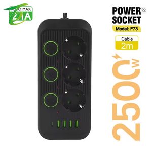 Norme européenne, prise <span class=keywords><strong>de</strong></span> spécification européenne, câble d'extension domestique à trou MTI, multiprise, interrupteur indépendant - Product Image 6