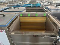 Rollengte 1000Mm 600 Kg/u Cassave Verwerking Machines Fruit Borstel Wasmachine Borstel Roller Groente Wasmachine Dunschiller