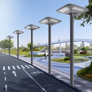 Lámpara Solar para Poste de Estacionamiento Exterior de 3m 4m 5m 6m, Luz LED para Jardín y Estacionamiento de 40w 50w, IP66 - Product Image 4