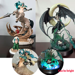 Figurine de 40 cm avec lumière, Bleach Espada Neliel Tu Oderschvank <span class=keywords><strong>Ulquiorra</strong></span> Cifer, avec des ailes, modèle de jouet en perle noire - Product Image 2