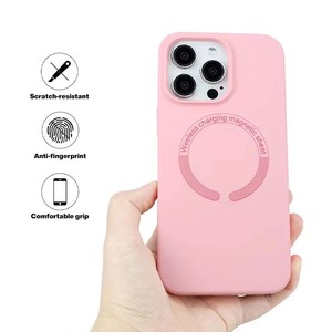 เคสสำหรับ iPhone 16 PRO MAX ซิลิโคนเหลว iphones แม่เหล็ก16 PLUS 15 14 13 Pro 12 11เคสอุปกรณ์เสริม2024โทรศัพท์ - Product Image 4