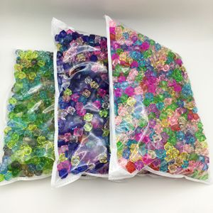 Sinrong Groothandel 10Mm Kristal Transparant Acryl Vierkant Ronde Bulk Kralen 500G Sieraden Per Tas - Product Image 1