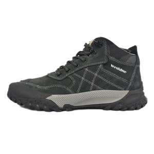 Venta al por mayor personalizable verano High Top hombres zapatos de <span class=keywords><strong>senderismo</strong></span> <span class=keywords><strong>botas</strong></span> de cuero impermeable cómodo caucho calidad superior hombres mujeres - Product Image 2