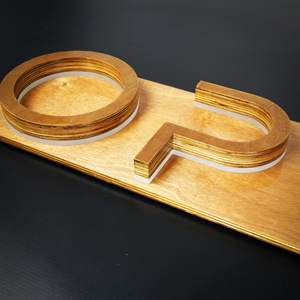 ป้ายไฟนีออนสแตนเลส 3 มิติ สำหรับภายนอกอาคาร ตัวอักษรช่องแสงแบบมีไฟด้านหลังพร้อมโลโก้พิมพ์ UV กันน้ำระดับ IP65 - Product Image 6