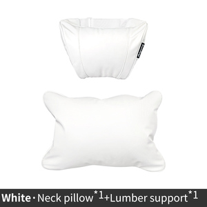 Anjuny PU cuero coche cuello soporte almohada-PP algodón, alivio de la fatiga del cuello | Cojín reposacabezas para asientos de coche - Product Image 6