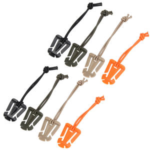 Tactical Molle Webbing Clips with Elastic Rope - <b>Backpack</b> <b>Accessories</b> for EDC Gear Management - Product Image 2