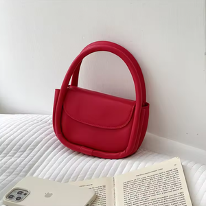 Nuevo bolso bandolera retro estilo coreano con cremallera para mujer, con forro de poliéster PU, bolso de mano moderno para mujer - Product Image 6