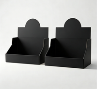 Présentoir de comptoir en carton personnalisé avec impression de logo, boîte de présentation en carton ondulé pour la vente au détail