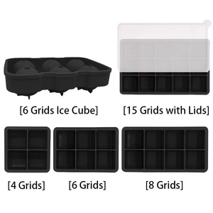 Moule à glaçons en silicone de qualité alimentaire, écologique, fait main, à démoulage facile, avec couvercle, pour glaces et crèmes glacées, compatible lave-vaisselle, pour whisky - Product Image 5