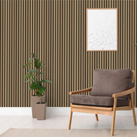 Paneles Acústicos de Madera HAORAN MDF Insonorizantes de 3 Lados con Chapa Técnica AkuPanel, Panel de Sonido para Techo, Altamente Efectivo