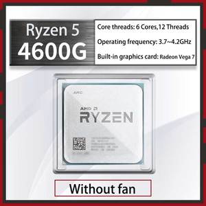 ซีพียู AMD R5 4500 4600G ของแท้แบบ Bulk / Tray เทคโนโลยีการผลิต 7 นาโนเมตร 6 คอร์ 12 เธรด สำหรับคอมพิวเตอร์เดสก์ท็อป CPU AM4 O - Product Image 3
