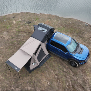 Tente de <span class=keywords><strong>camping</strong></span> sur toit de voiture avec ouverture latérale, résistante aux UV, à <span class=keywords><strong>prix</strong></span> de gros, avec poteau télescopique - Product Image 1