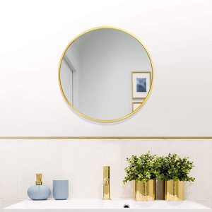 Espejo de <span class=keywords><strong>baño</strong></span> redondo moderno <span class=keywords><strong>con</strong></span> <span class=keywords><strong>luz</strong></span> LED Bluetooth <span class=keywords><strong>y</strong></span> estante de almacenamiento <span class=keywords><strong>para</strong></span> uso en sala de estar <span class=keywords><strong>y</strong></span> salón - Product Image 4