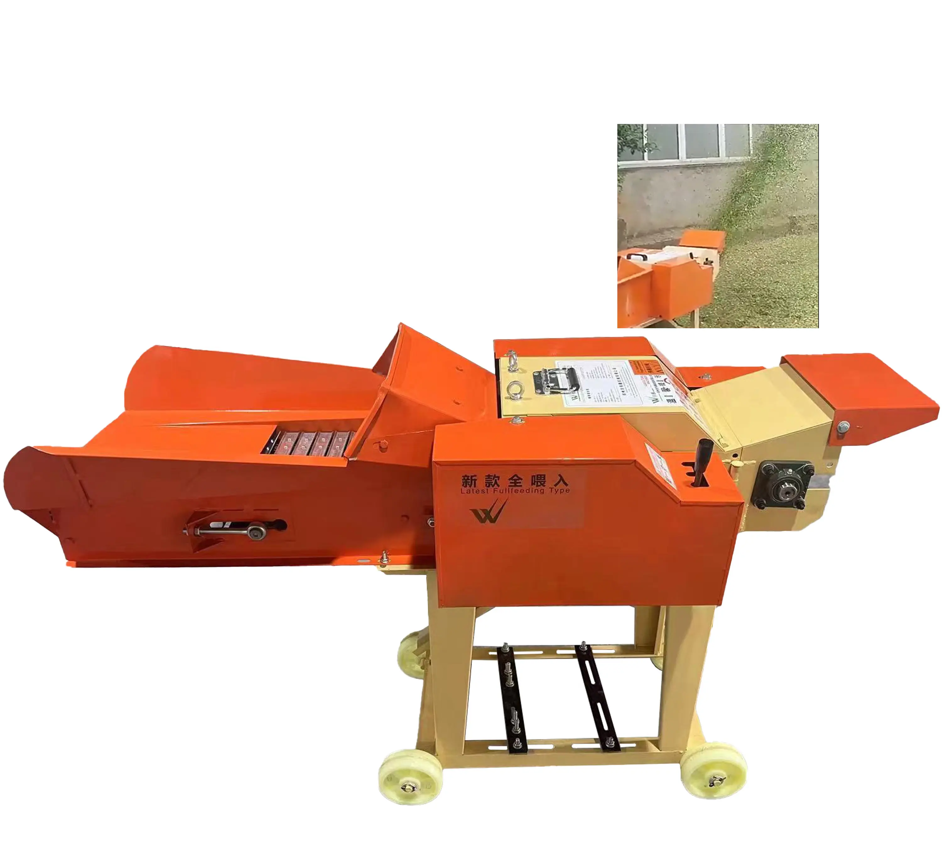 Çim öğütücü otomatik animai besleme çim biçme makinesi Napier çim biçme makinesi satılık saman kesici