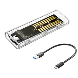 Carcasa Externa Transparente para SSD M.2 NGFF BAJEAL, USB-C Tipo-C, con Garantía de 12 Meses - Product Image 4
