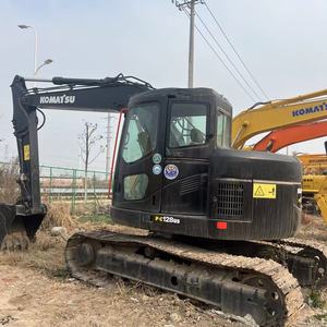 CE certified Used Komatsu Pc128 Hydraulic <b>Excavator</b> 12 Ton Crawler Construction And Earthmoving <b>Machine</b> - Product Image 2