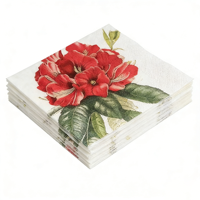 Serviettes en papier jetables imprimées avec logo personnalisé, pliées, toucher doux, en pâte de bois vierge, pour hôtel