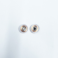 Kartu RFID Transparan PVC Bulat Diameter 10mm Frekuensi 125KHz ID T5577 TK4100, Kartu Bisnis Mini, Tag, Dapat Disesuaikan