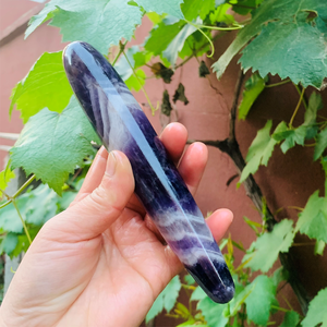 Varita de Yoni de Cristal de Amatista Natural Pulida a Mano, Palo de Masaje para Reafirmar la Vagina, para Ejercicios de Kegel, Dildo para Mujeres - Product Image 3