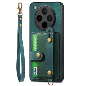 เคสโทรศัพท์มีสายคล้องบัตรเครดิตสำหรับ OPPO Find X8/X8 <span class=keywords><strong>Pro</strong></span>/realme 13ฝาหลังแบบกระเป๋าสตางค์สำหรับ iPhone 16/16 PROMAX - Product Image 5