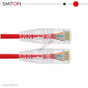 <span class=keywords><strong>Câble</strong></span> <span class=keywords><strong>Ethernet</strong></span> <span class=keywords><strong>CAT</strong></span> 6A Ultra Slim 3ft 6ft 10ft 10 Gbps UTP 28 AWG 30AWG Conducteur en cuivre nu Type de <span class=keywords><strong>fibre</strong></span> Longueur 1m - Product Image 3