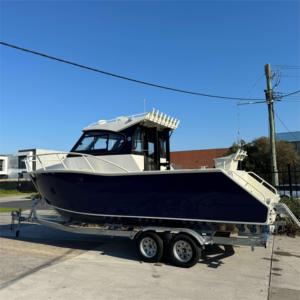 Barca da Pesca in Lega <span class=keywords><strong>di</strong></span> Alluminio 6,25m con Motore Fuoribordo, Imbarcazione da 21 Piedi per <span class=keywords><strong>Fiume</strong></span>/Lago/<span class=keywords><strong>Mare</strong></span> - Product Image 4