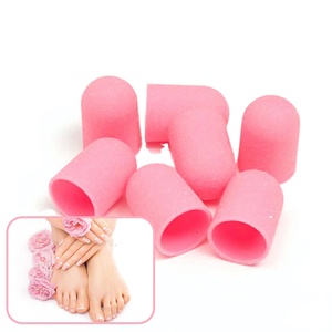 Haute qualité 13mm abrasif Nail Art perceuse différentes couleurs pédicure ponçage capuchon bas prix - Product Image 2