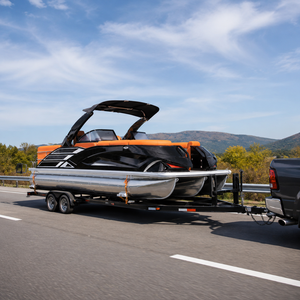 <span class=keywords><strong>Bateau</strong></span> ponton de 22 pieds, capacité de chargement conteneur 40HQ, spécifications CBM, directement de l'usine, série sport 12 personnes, pour pêche et fêtes sur le lac - Product Image 4