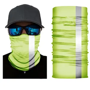Multifunctional Summer Sunscreen Motorcycle Cycling Nylon Silk Print Neck Camo Tube Bandana Scarf Headband
