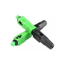 Conector de Fibra Óptica de Ensamblaje Rápido FTTH SC APC/UPC de 55 mm con Pérdida de Inserción Inferior a 0.3dB