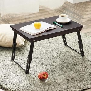 Đen Có Thể Gập Lại Máy Tính Xách Tay Bàn Gấp Máy Tính Xách Tay Bảng Máy Tính Bàn Máy Tính Xách Tay Chủ Đứng Giường Bảng Với Nhúng Chuột Pad - Product Image 3