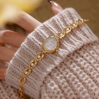 Montres pour femmes BS Bee Sister FA1865, montres à quartz tendance, montres ovales dorées, bracelets élégants pour femmes, montres en perles pour femmes, classiques