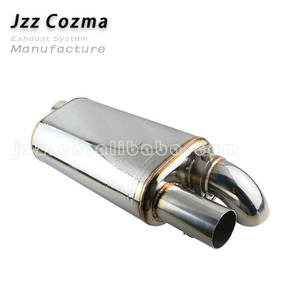 <span class=keywords><strong>Silencieux</strong></span> d'échappement de voiture de sport en acier inoxydable Valvetronic avec soupape <span class=keywords><strong>9</strong></span> "* 5.5" <span class=keywords><strong>silencieux</strong></span> universel à double sortie 76mm - Product Image 3