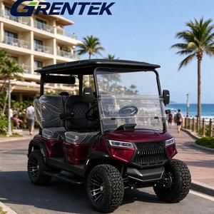 Carrito de Golf Eléctrico Todoterreno de 4 Plazas, con Pantalla Táctil Grande y Sistema de Audio - Product Image 1