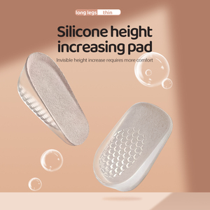 Coussinets en <span class=keywords><strong>silicone</strong></span> souple pour semelles confortables Augmentation naturelle de <span class=keywords><strong>1</strong></span>.5 2.5 3.5 <span class=keywords><strong>cm</strong></span> - Product Image 4