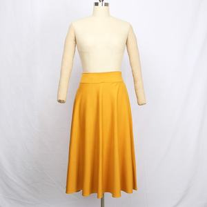 <span class=keywords><strong>Faldas</strong></span> Plisadas Largas de Lino y Algodón para Dama Estilo Coreano Juvenil Gótico Modesto para Iglesia u Oficina - Product Image 2