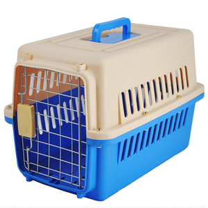 Aviación plástico portátil gato perro portador <span class=keywords><strong>de</strong></span> aire jaula aerolínea aprobada <span class=keywords><strong>caja</strong></span> <span class=keywords><strong>de</strong></span> viaje para mascotas - Product Image 2