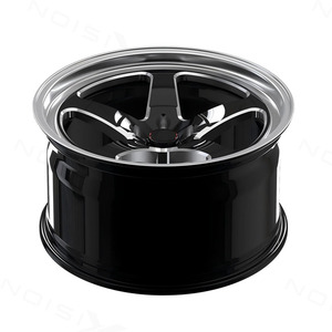 Rines Monobloque Forjados <span class=keywords><strong>de</strong></span> 20 y 21 Pulgadas, 5x112 5x120, para <span class=keywords><strong>BMW</strong></span> M3 <span class=keywords><strong>M4</strong></span> M5, Negro Brillante, Cinco Radios Fresados, Personalizados, Escalonados, <span class=keywords><strong>de</strong></span> Alto Rendimiento - Product Image 3