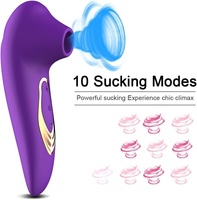 Juguete Sensorial Femenino Recargable de Silicona - Dispositivo de Placer Sexual Femenino con Potente Simulación de Lengua, Estimulación del Punto G, 10 Frecuencias, 100%