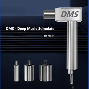 Özel logo <span class=keywords><strong>Dms</strong></span> masaj tabancası profesyonel dereceli derin kas masajı stimülatörü üç kafa Metal masaj tabancası - Product Image 2