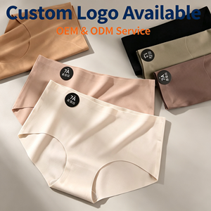 Slip Invisibili da Donna in Seta Ghiaccio Traspirante a Vita Media Personalizzabili all'Ingrosso - Mutandine Estive Traspiranti - Product Image 1