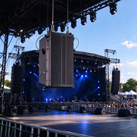 Sistem Audio Panggung Luar Ruangan GEHR K6 Line Array Speaker untuk Suara Langsung