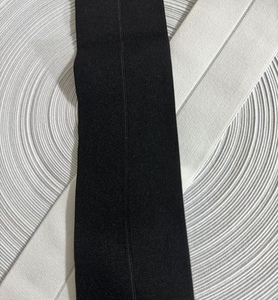 Ruban élastique double face en peluche, fourni par les fabricants, ruban biais pliable, bande élastique pour veste en duvet, technique de tissage - Product Image 2