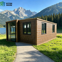 Maison conteneur préfabriquée portable en acier isolé et extensible de 20 pieds
