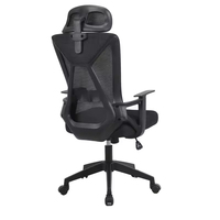Fauteuil de bureau exécutif moderne JR RACING JRMC-08 avec support lombaire, design ergonomique en maille, base à cinq étoiles, inclinable, pour le bureau à domicile (vente en gros)