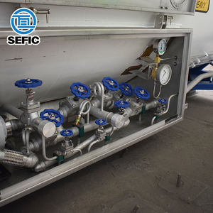 In Voorraad Schip Binnen 10 Dagen 20ft <span class=keywords><strong>Tank</strong></span> Container Cryogene <span class=keywords><strong>Co2</strong></span> Opslagtank T75 Iso <span class=keywords><strong>Tank</strong></span> Transport Container - Product Image 4